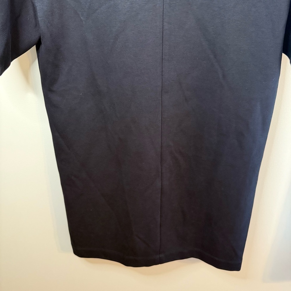 COS Cotton/Nylon Mix Black T-Shirt Shift Dress XS - Picture 6 of 7